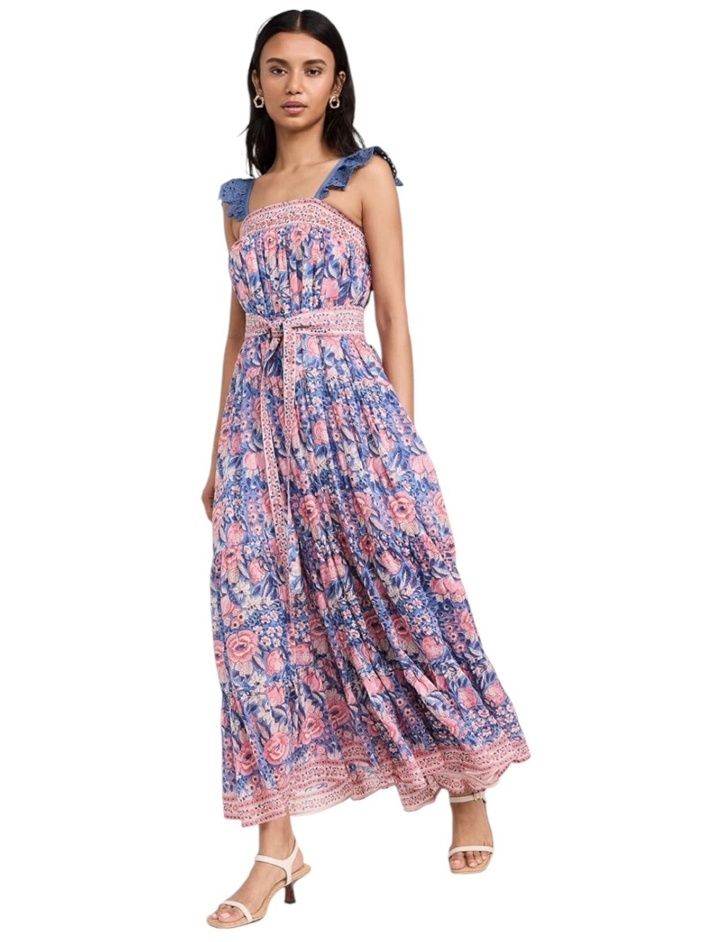 NEW Alicia Bell Sasha dress. Indigo Pink Floral. S. NWT